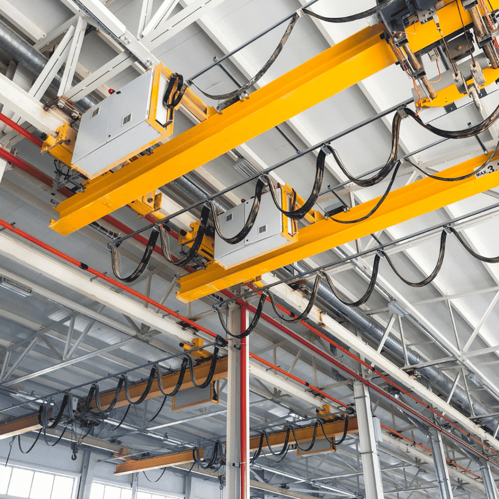 Manufacturing and selling industrial overhead bridge cranes (single details for readers